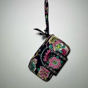 Vera Bradley Wristlet Wallet With Phone Holder